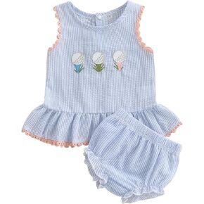 طفلة غولف غولف ملابس الصيف بلا أكمام تانك توبس tirt bloomers shorts مجموعة حديثي الولادة فتيات الطفل الجولف الزي