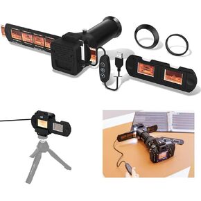 Upgraded 35mm Film Digitizing Adapter for 120 35mm Film Negative Converting to Digital, Adjustable Slider Rail Film Digitizer with Arca-Swiss Quick-Release & Tripod Mount and Film Holder