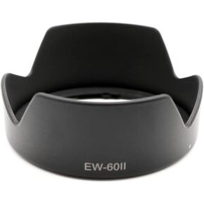 Bayonet Lens Hood EW-60 II Compatible with Canon EF 24mm f/2.8 Lens