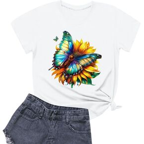 Shirts for Women Travel Outfits Last Day of School Teacher Shirt Workout Tops Blouses Scoop Neck Casual Teacher
