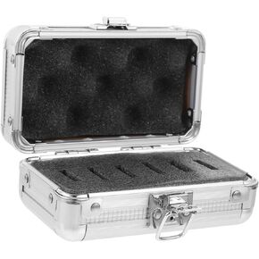 Box Filter Box Aluminum Telescope Filter Case with Foam for Eyepieces Telescope Filter Storage Telescope Filter Container Telescope Filter Holder Camera Stand Iron Shell Hard