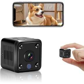 Hidden Camera - 1080P HD Monitor,with Phone App Alerts,Motion Detection and Night Vision for Outdoor Surveillance, Wireless Connection Possible,(Cloud & Exclude SD Card)
