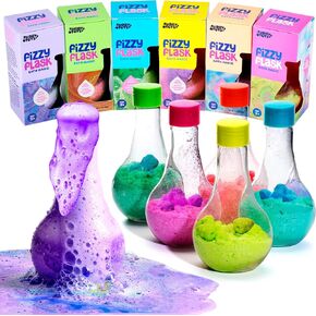 Bath Potion Kits for Kids - 6 Pk - Bath Bombs for Kids - Toddler Bubble Foam Colors Fizzies - Bathtub Toys for Kid Ages 4-8 Years Old - Science Soap Potions Kit Age 3 4 5 6 7 8 - Non Toxic