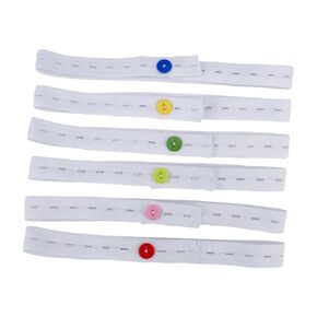 Milisten 30pcs Adjustable Elastic Diaper Non Slip Fastening Clips for Boy Girl Material for Easy to Use and Adjust for