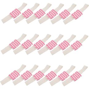 Kisangel 18pcs أحزمة تثبيت حفاضات حفاضات الحفاضات للحفاظ على اللوازم المرنة الناعمة المريحة للآباء والأمهات