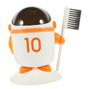 Mini Desktop Astronaut Trash Can Brush Small Bathroom Can Pp Plastic Creative Design