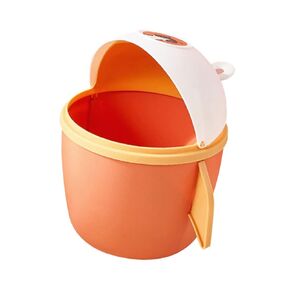 Creative Cartoon Trash Can Small Desktop Waste Paper Container Material Compact Design for Home Office and Bedroom Odor Isolation and Easy Care