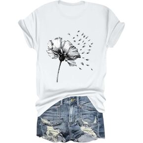 Women's Clothing Scrubs for Women Summer Tops Womens Casual Ladies and Blouses Clothes Golf Polo Boho Tops
