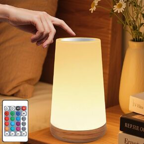 Baby Night Light for Nursery, 13 Colors USB Rechargeable Touch Dimmable Nursing Lamp, Portable Night Light with Timing for Mom Kids Baby Midnight Care/Breastfeeding/Sleep Aid