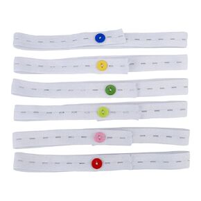 VICASKY 30Pcs Adjustable Diaper Buckle Fastening Diaper Belt with Cartoon Design for Flexible Easy to Wear Material
