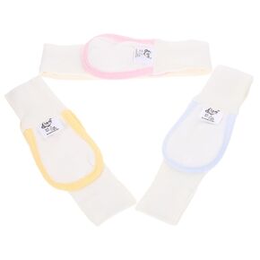 Kisangel 3Pcs Diaper Fasteners Adjustable Diaper Belts for Easy Fixation Lightweight Nursing Supplies for Boy Girl Prevent Diaper with Strong Elastic Bands and Stickers