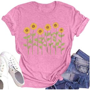 Women's Clothing Tops Womens Summer Clothes Tshirts Shirts for Women Golf Workout Women's T-Shirts Womens