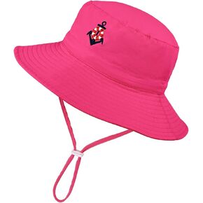 Baby Sun Hat Anchor UPF 50+ Sun Protective Infant Toddler Kid Summer Bucket Hat for Boys Girls 0-7 Years Old