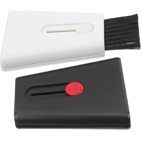 Angoily 2pcs Telescopic Cleaning Brush Kit Multi Use Electronic Screen Cleaner for Laptops Smartphones and Cameras Lightweight Retractable Design for Easy Dust Removal
