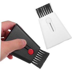 Gadpiparty 2pcs Telescopic Cleaning Brush Portable Electronic Cleaning Tool for Keyboard Screen and Camera Lens Stylish Dual Colors for Easy Dust Removal