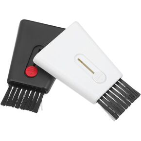 2pcs Telescopic Cleaning Brush Portable Multi Use Electronics for Keyboard Monitor Phone Camera Lightweight Compact Static Brush