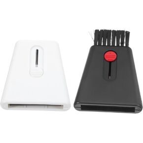 DOITOOL 2pcs Telescopic Cleaning Brush Kit Multi Use Phone Monitor Screen Retractable Brush for Laptops Keyboards Cameras Versatile Electronics Maintenance Tool