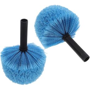 2Pcs Outdoor Cobweb Duster Brush Spherical Head for Efficient Removal Lightweight Flexible Design for Indoor Outdoor Cleaning Compatible with Standard
