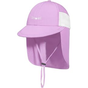 Baby Sun Hat with Neck Flap UPF 50+ Infant Toddler Boys Girls Summer Beach Hat for Traveling Swim Fishing Cap