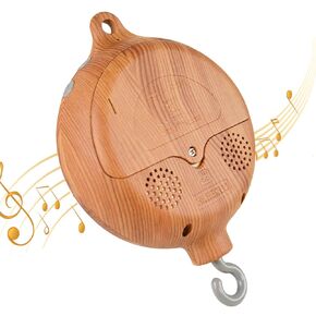 crib mobile motor,music box spinner with adjustable volume，baby mobile with 3 moeds(rotating&music,rotating only,music only),music box Play 35 lullabies，Portable Sound Machine，Battery Operated