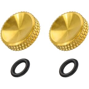 PATIKIL Camera Shutter Button, 2 Pack 12mm Concave Surface Shutter Release Buttons Pure Copper Camera Button for Nikon for Fujifilm for Leica DSLR/SLR, Blue