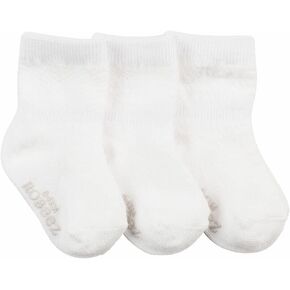 Robeez Girl's Baby, Infant, Toddler Soft Cotton Non-Slip Socks/Kickproof Seamless Design (3 Pack)