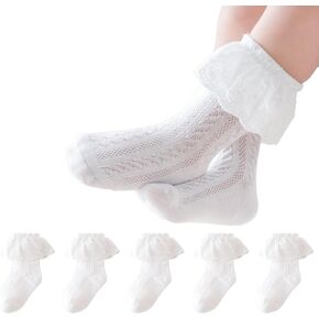 5 Pairs Baby Boys&Girls Socks Newborn Baby Infant & Toddler Unisex Socks
