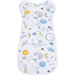 Baby swaddling Sleeping Bag, Two-Way Zipper can be Worn, 0-6 Months Applicable, take Care of Baby's Sleep