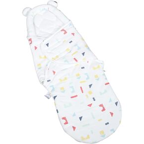 SUPVOX Unisex Baby Swaddle Infant Sleeping Bag Decorative Design Pram Sleeping Pouch for Winter Use