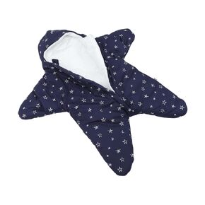 Newborn Baby Blanket Snowflake Design Star Sleeping Bag Windproof Stroller Cover Anti-Kick Quilt Zipper Closure Soft Material