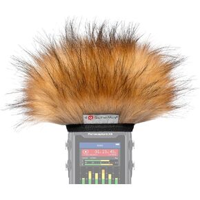 Gutmann Microphone Fur Windscreen Windshield for Tascam Portacapture X6 FOX | Made in Germany