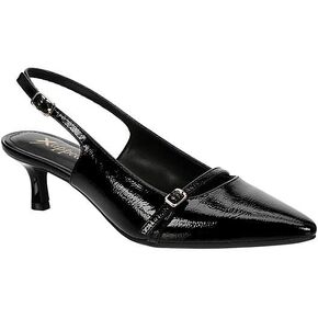 XAPPEAL Cate - Women's Closed Pointed Toe Slingback Kitten Dress Heels