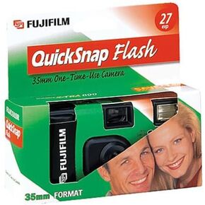 Fujifilm Quick Snap Flash 4 Pack 35mm استخدم الكاميرا الفردية