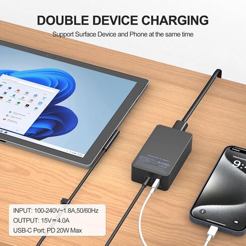 65W Laptop Charger for Dell OptiPlex 9010 9020 3020 3040 3050 3060 3070 7050 7060 7070 D10U D08U D09U Micro Desktop Power Supply Adapter AC Adapter for Dell Inspiron 15 5000 7000 Series in Saudi Arabia