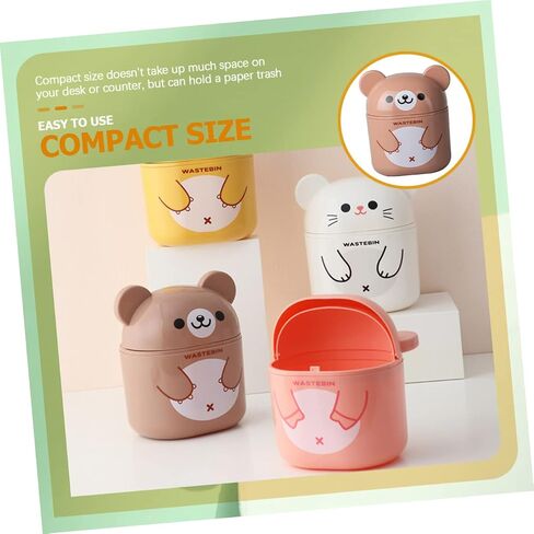 سطح المكتب Mini Can Kawaii Dorm Office مكتب صغير من البلاستيك PP مادة 0.6L in Saudi Arabia