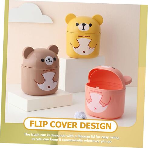 سطح المكتب Mini Can Kawaii Dorm Office مكتب صغير من البلاستيك PP مادة 0.6L in Saudi Arabia