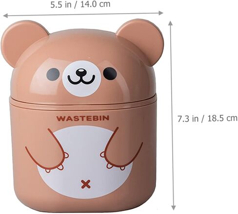 سطح المكتب Mini Can Kawaii Dorm Office مكتب صغير من البلاستيك PP مادة 0.6L in Saudi Arabia