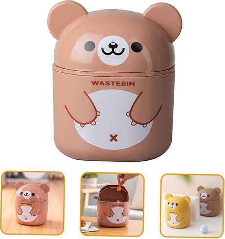 سطح المكتب Mini Can Kawaii Dorm Office مكتب صغير من البلاستيك PP مادة 0.6L in Saudi Arabia