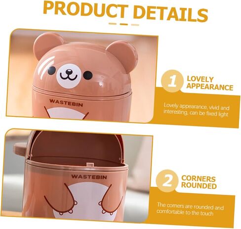 سطح المكتب Mini Can Kawaii Dorm Office مكتب صغير من البلاستيك PP مادة 0.6L in Saudi Arabia