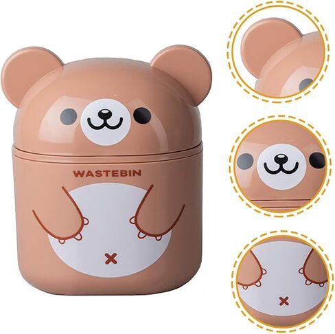 سطح المكتب Mini Can Kawaii Dorm Office مكتب صغير من البلاستيك PP مادة 0.6L in Saudi Arabia