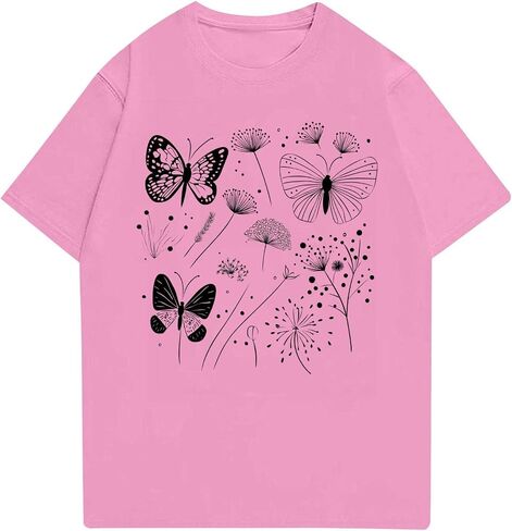 Womens Summer Tops Short Sleeve Shirts for Women Workout Trendy 2025 Club Outfits Work Undershirts Women in Saudi Arabia