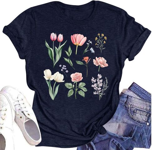 Womens Summer Tops Short Sleeve Shirts for Women Workout Trendy 2025 Club Outfits Work Undershirts Women in Saudi Arabia