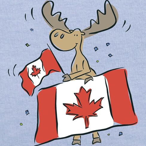 CafePress Canada Day Moose Toddler T Shirt Cute Toddler Graphic Tee, 100% Cotton in Saudi Arabia