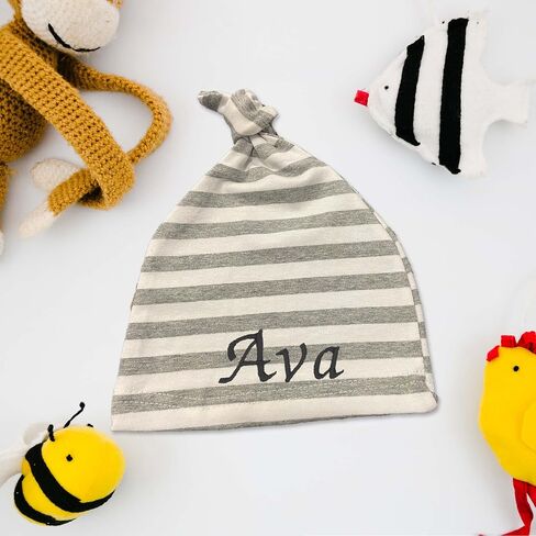 Custom Baby Boy Girl Beanie Hat, Personalized Keepsake Newborn, Customized Infant Gift for Showers, New Parents in Saudi Arabia