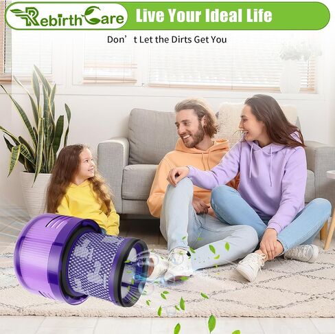 RebirthCare 1Pack SV18 Filter لـ Dyson Digital Slim Cordless Vacuum/V10 Digital Slim Filter ، الجزء رقم 970612-01 in Kuwait