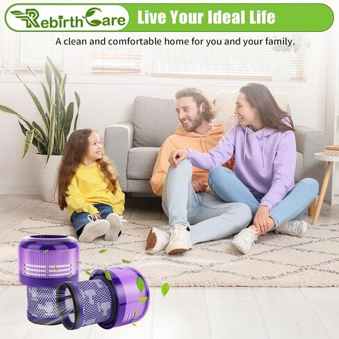 RebirthCare 1Pack SV18 Filter لـ Dyson Digital Slim Cordless Vacuum/V10 Digital Slim Filter ، الجزء رقم 970612-01 in Kuwait