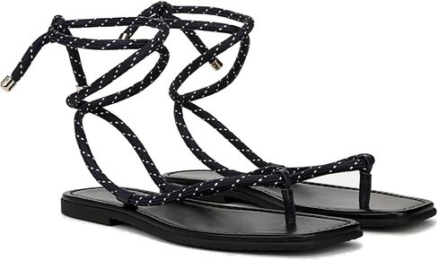 Rope Flat Sandals for Women Strappy Open Toe Thong Sandals Summer Slingback Slip On Slide Sandals with Adjustable Strap in Saudi Arabia