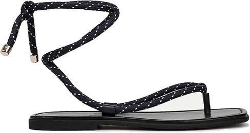 Rope Flat Sandals for Women Strappy Open Toe Thong Sandals Summer Slingback Slip On Slide Sandals with Adjustable Strap in Saudi Arabia