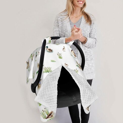 يغطي القوطية Carseat Baby ، وغطاء السيارات الشتوية القوطية للطفل ، وغطاء مقعد سيارة Minky Boy & Girl ، و Peekaboo افتتاح مقعد السيارة للمولود الجديد ، وغطاء التمريض متعدد الاستخدامات ، والقوطية ، in Kuwait