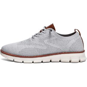 Breeze Men's Urban Ultra Mesh Mesh Dress Sneakers - أحذية المشي غير الرسمية للأعمال (Khaki ، 11)